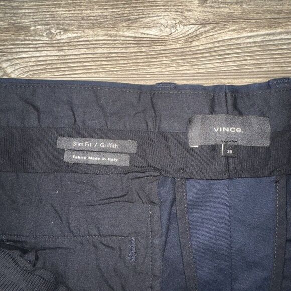 Vince Italy Mens Dress Pant Size 38 Blue Griffith Slim Fit. NWOT. 16 - Picture 4 of 12